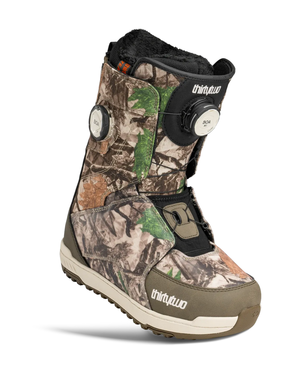Lashed Db W'S Boots Thirtytwo Brown / Camo / 8 Rider Driven Snowboarding Snow Premium 7630680899309 T.27.BTW.LDW.240.080.1