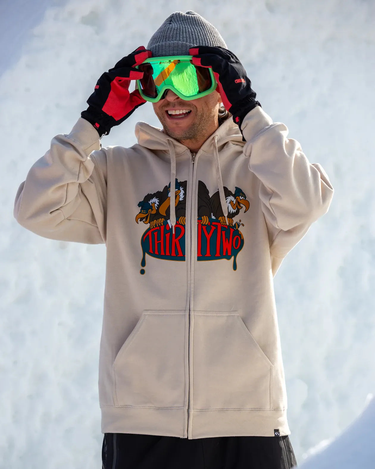 CONDOR ZIP HOODIE Apparel Lifestyle Thirtytwo Rider Driven Snowboarding Snow Premium