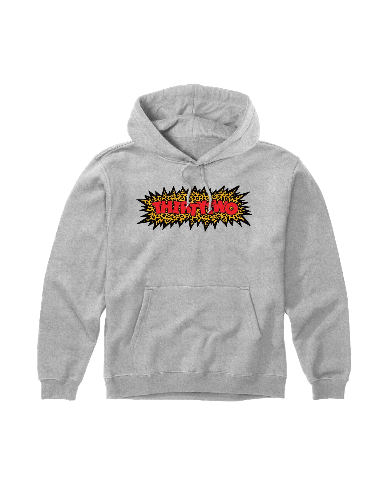 LEOPARD HOODIE Apparel Lifestyle Thirtytwo GREY/HEATHER / S Rider Driven Snowboarding Snow Premium 7630961807948 T.27.FEM.LPH.043.2S.1