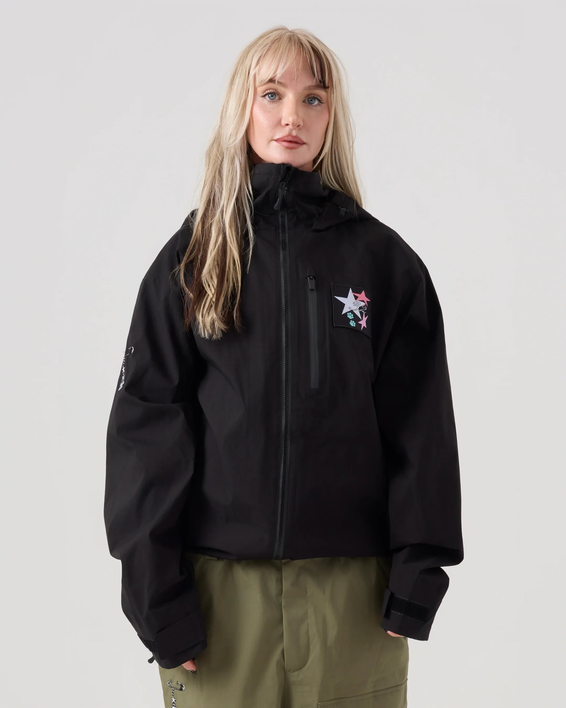 JIB JACKET Outerwear Thirtytwo BLACK / XS Rider Driven Snowboarding Snow Premium 7630961806200 T.27.JKM.JBJ.001.1XS.1