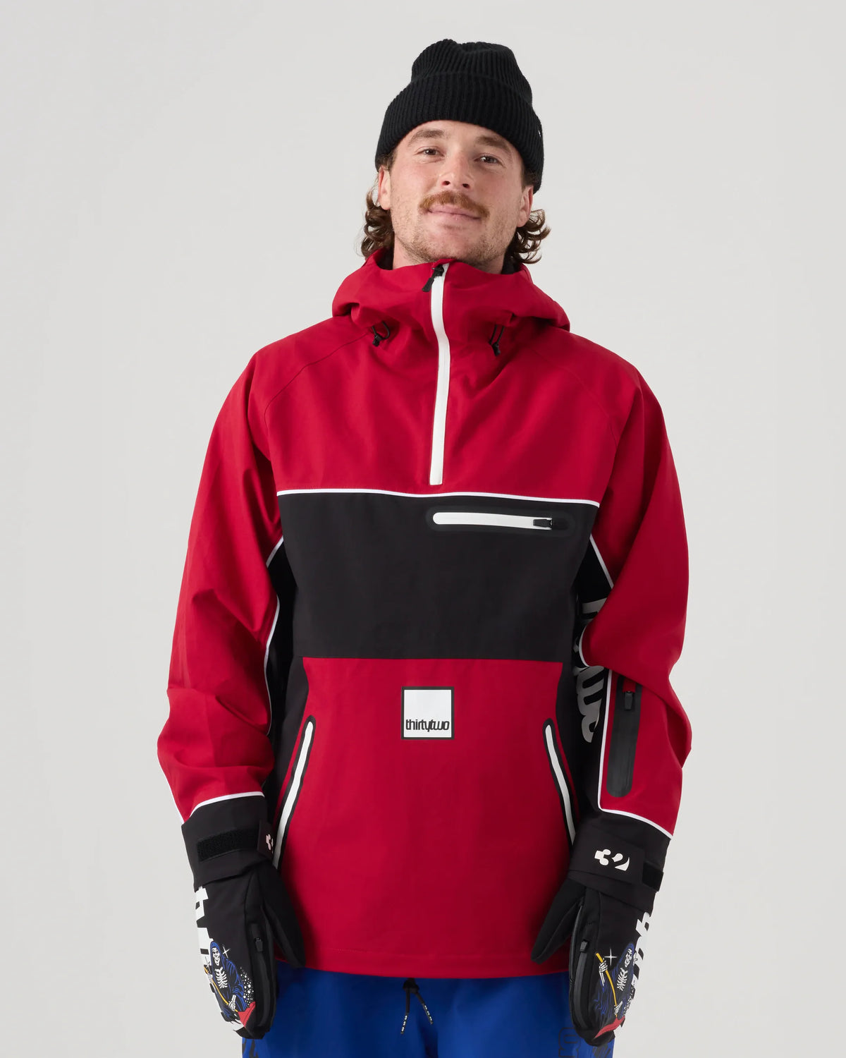 LIGHT ANORAK Outerwear Thirtytwo RED / XS Rider Driven Snowboarding Snow Premium 7630961804947 T.27.JKM.LAK.600.1XS.1