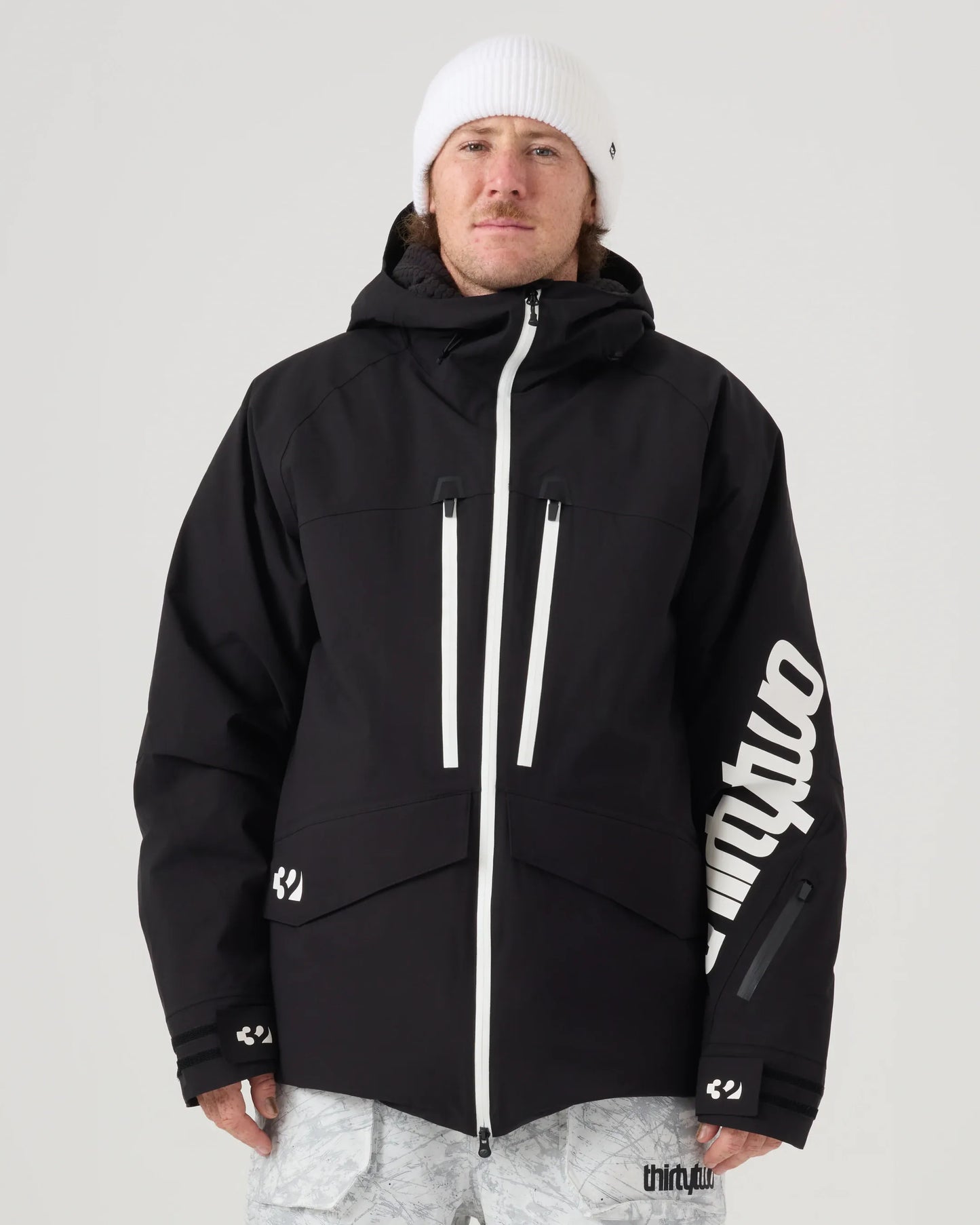 LASHED INSULATED JACKET Outerwear Thirtytwo BLACK / XS Rider Driven Snowboarding Snow Premium 7630961804527 T.27.JKM.LIJ.001.1XS.1