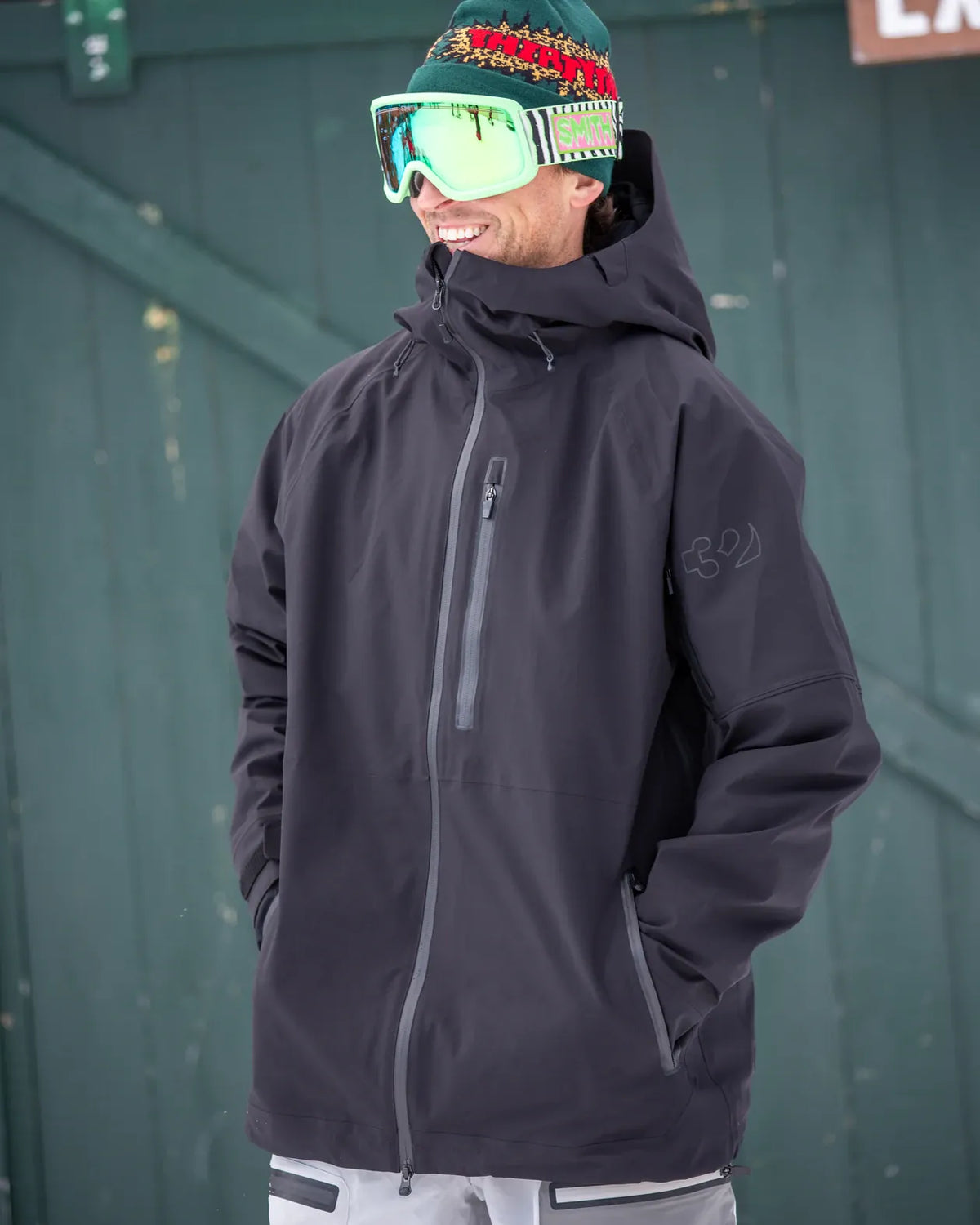 T32M RECYCLED JACKET Outerwear Thirtytwo BLACK / XXL Rider Driven Snowboarding Snow Premium 7630961804213 T.27.JKM.TRJ.001.6XXL.1