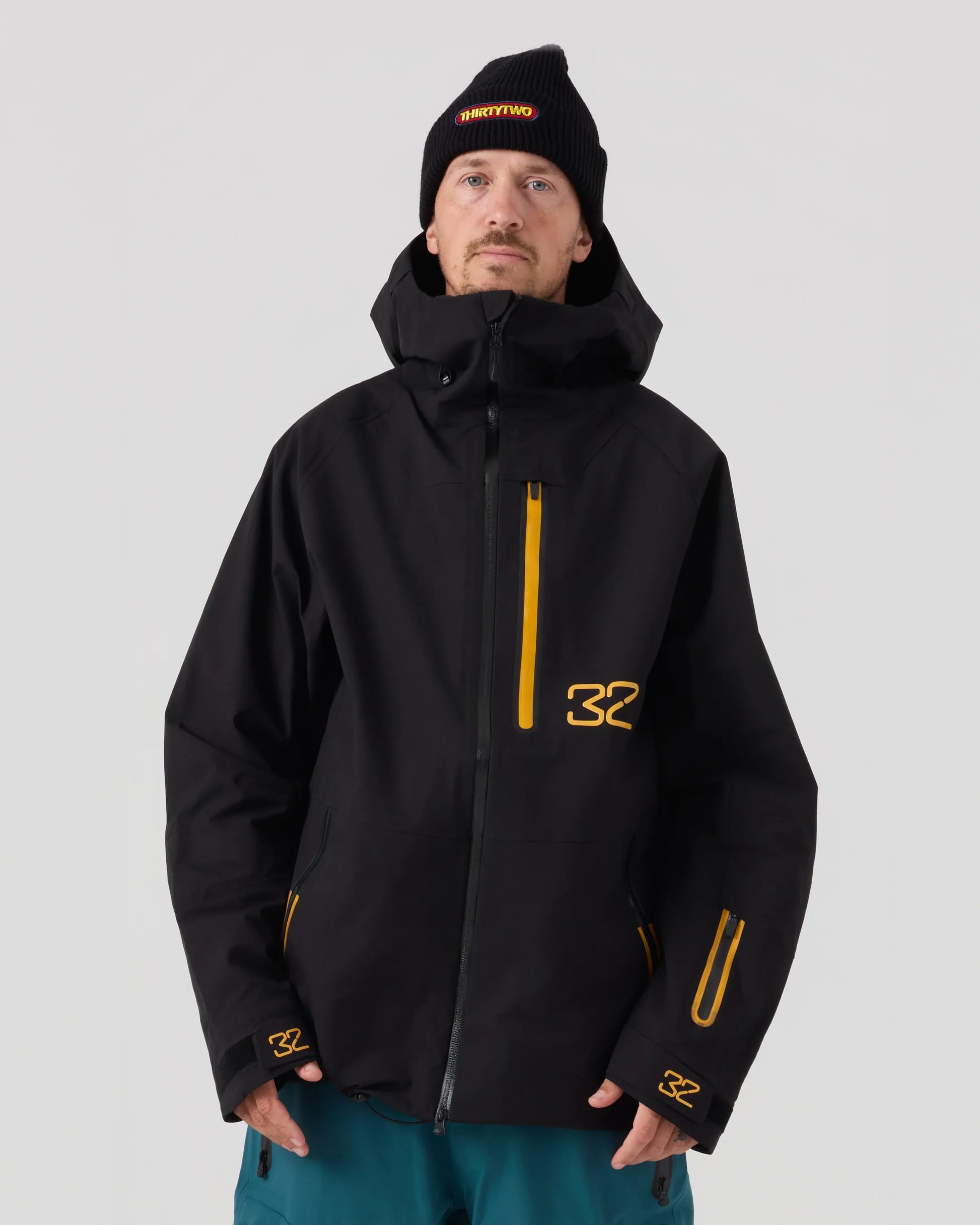 T32M-XLT RECYCLED JACKET Outerwear Thirtytwo BLACK / XS Rider Driven Snowboarding Snow Premium 7630961803803 T.27.JKM.XLT.001.1XS.1