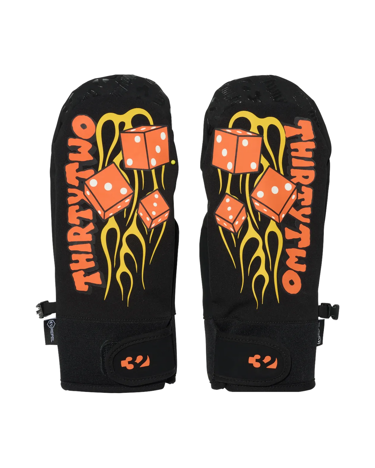 GATEWAY MITT Accessories Thirtytwo BLACK/ORANGE / L/XL Rider Driven Snowboarding Snow Premium 7630961808327 T.27.MTM.GWM.960.L/XL.1