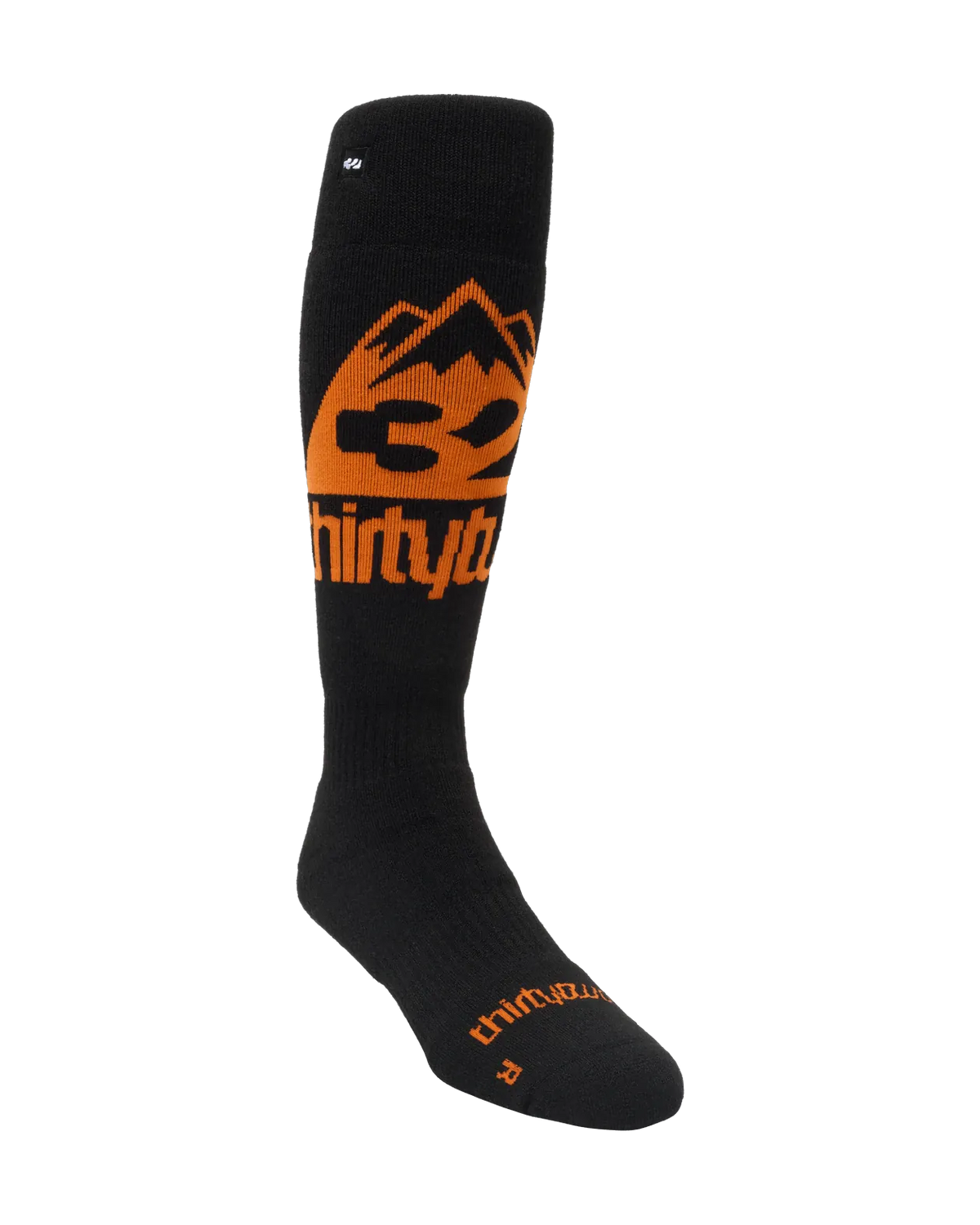 T32M XLT SOCK Accessories Thirtytwo BLACK/ORANGE / L/XL Rider Driven Snowboarding Snow Premium 7630961808563 T.27.OZM.TXS.960.L/XL.1