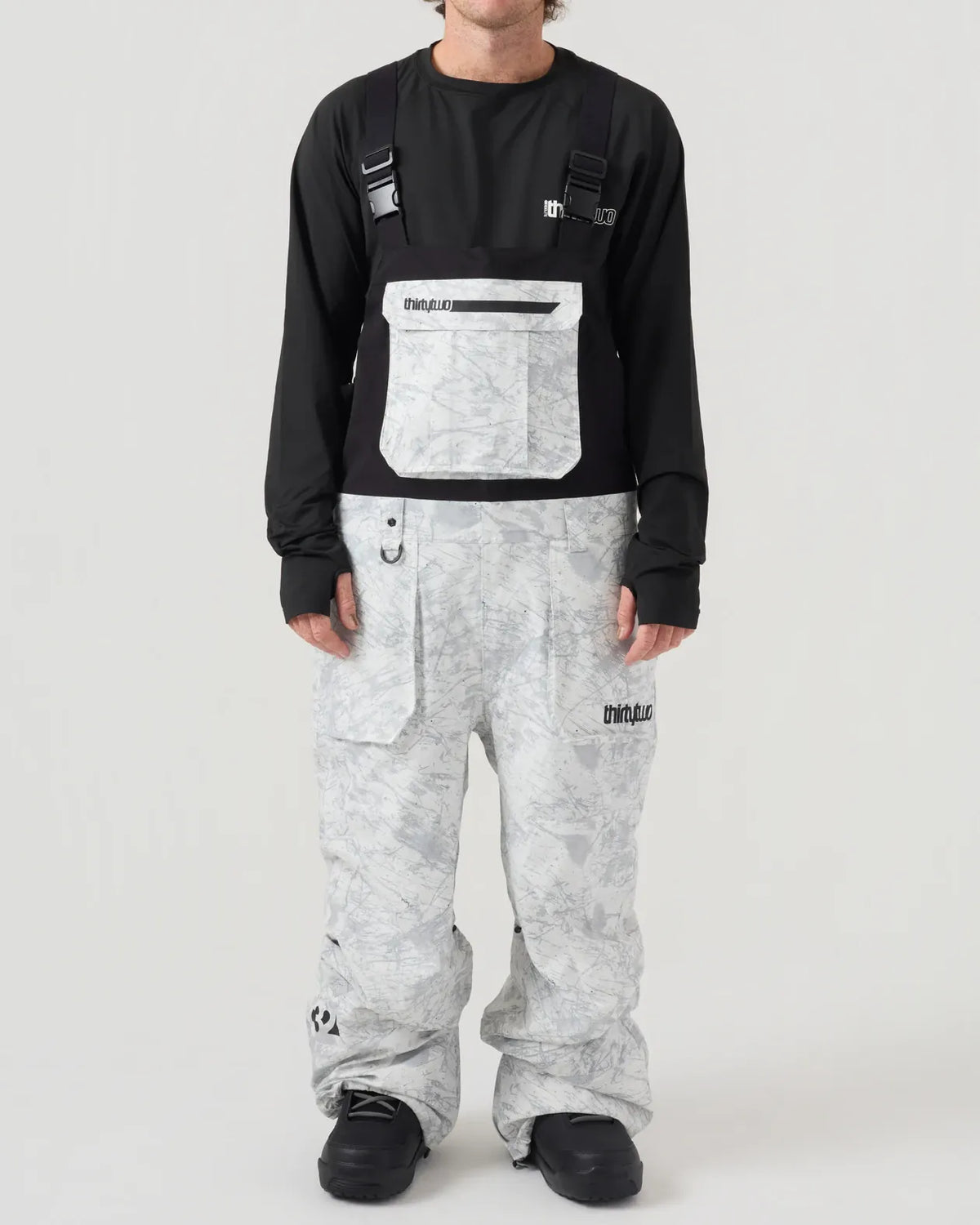 Basement Bib Outerwear Thirtytwo Rider Driven Snowboarding Snow Premium