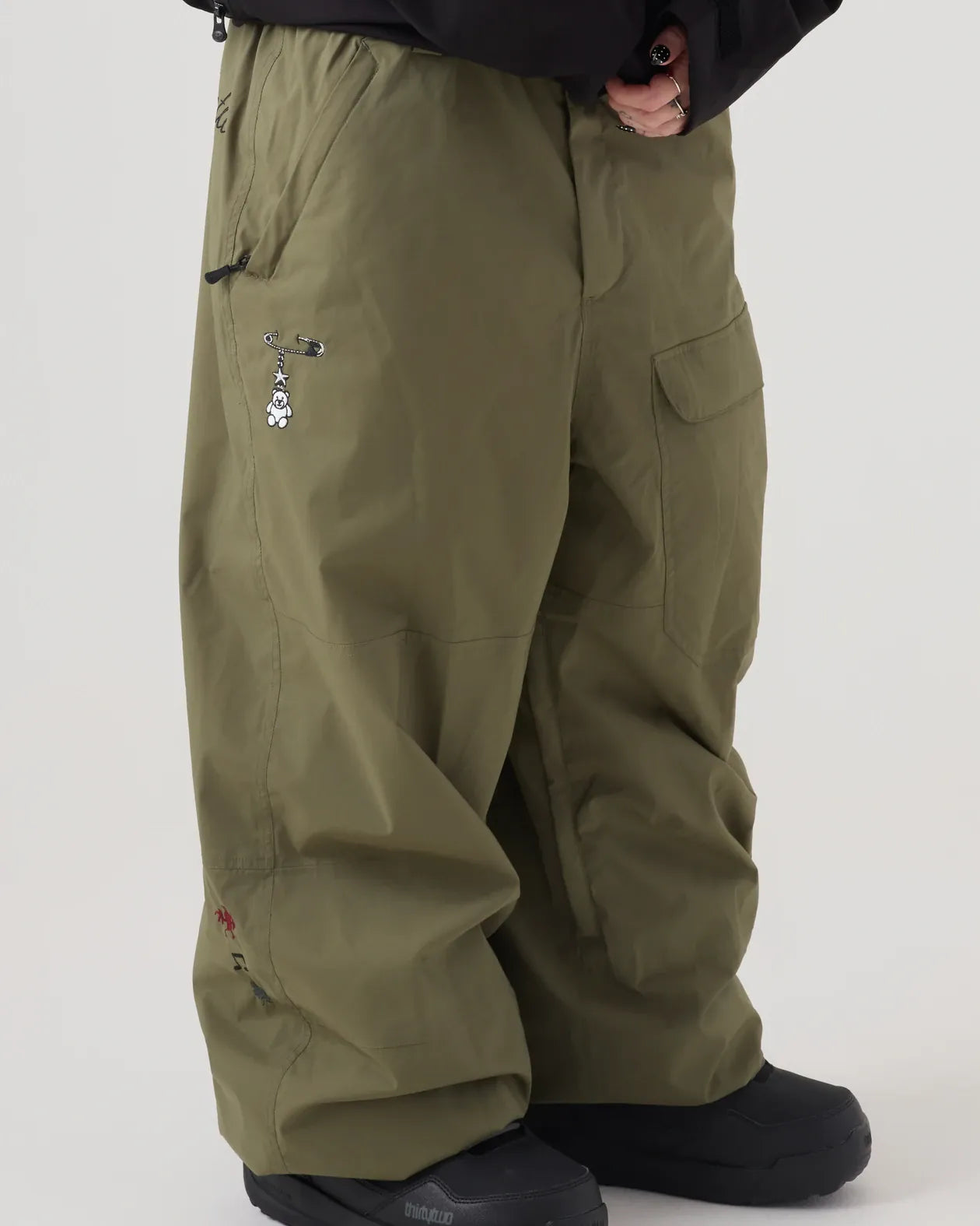 JIB PANT Outerwear Thirtytwo OLIVE / XS Rider Driven Snowboarding Snow Premium 7630961806323 T.27.PTM.JBP.301.1XS.1