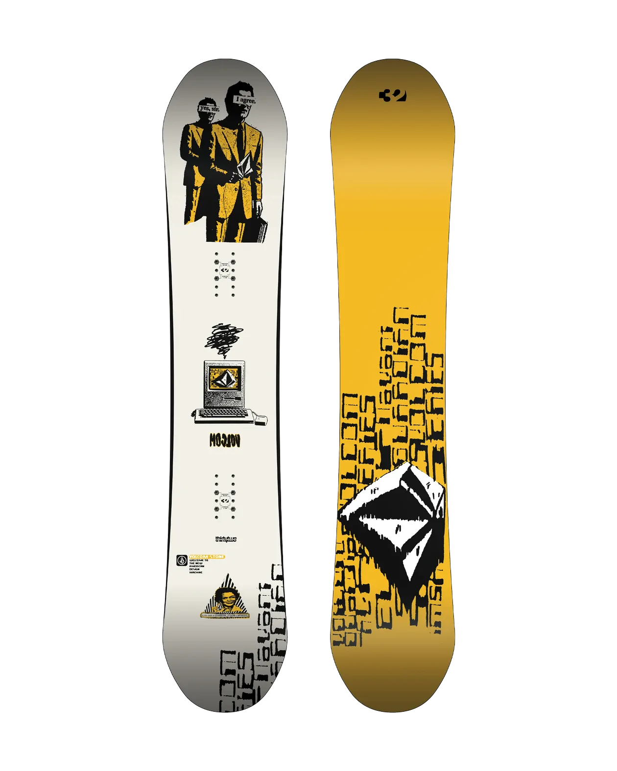 VOLCOM Moclov Snowboards Thirtytwo 154 Rider Driven Snowboarding Snow Premium 7630680890412 T.27.SNM.MOC.000.154.1