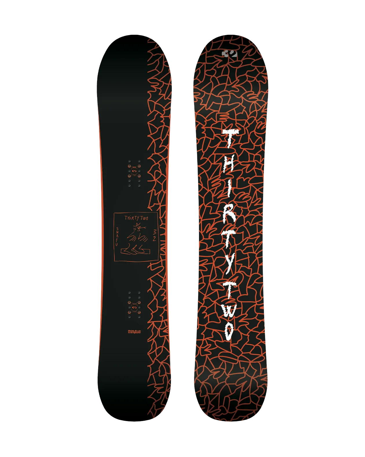 SNAFU Snowboards Thirtytwo 153 Rider Driven Snowboarding Snow Premium 7630680890542 T.27.SNM.SFU.000.153.1