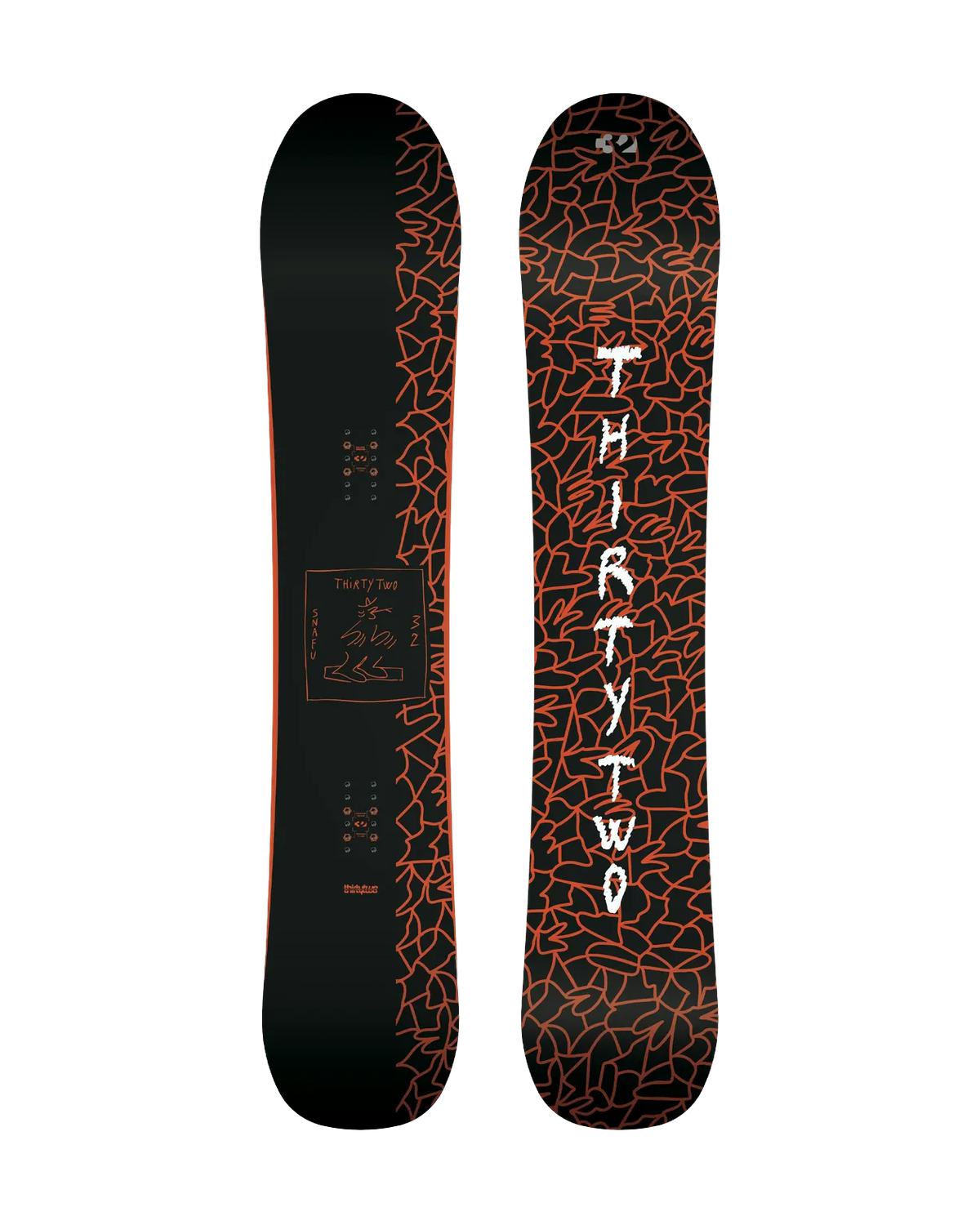 SNAFU Snowboards Thirtytwo 153 Rider Driven Snowboarding Snow Premium 7630680890542 T.27.SNM.SFU.000.153.1