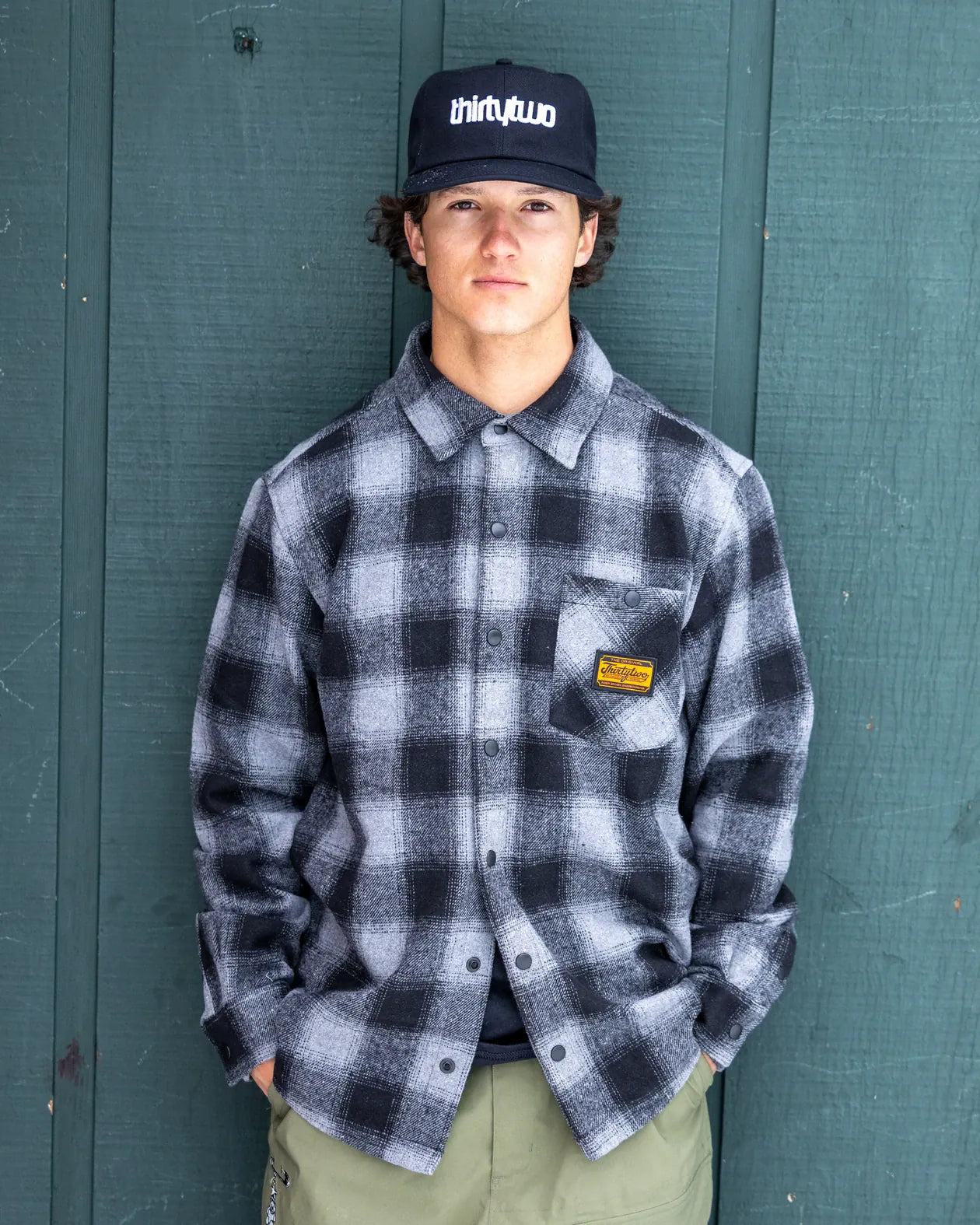 IRONWOOD FLANNEL Apparel Technical Thirtytwo BLACK/GREY / S Rider Driven Snowboarding Snow Premium 7630961806996 T.27.TEM.IWF.570.2S.1