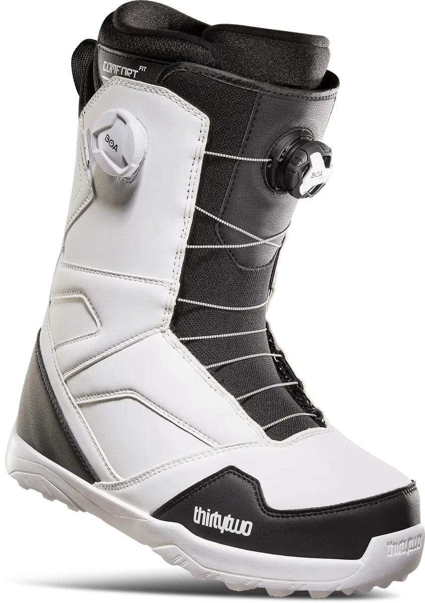 Thirty Two STW Double BOA Men's Snowboard Boots - Dual Zone Fit System With Evolution Foam