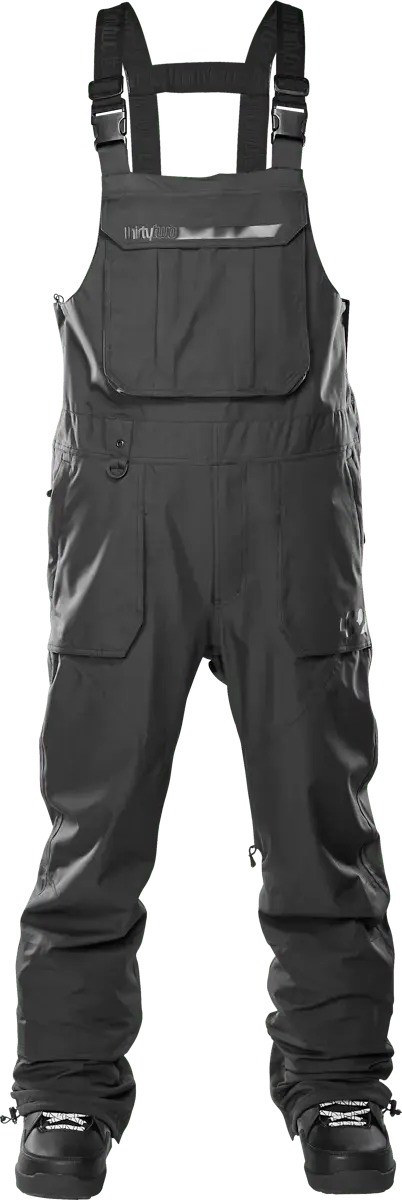 thirtytwo basement bib black Mサイズビブパンツ thirtytwo basement bib black Mサイズビブパンツ
